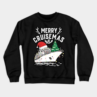 Merry Cruisemas Funny Cruise Ship Family Christmas Crewneck Sweatshirt